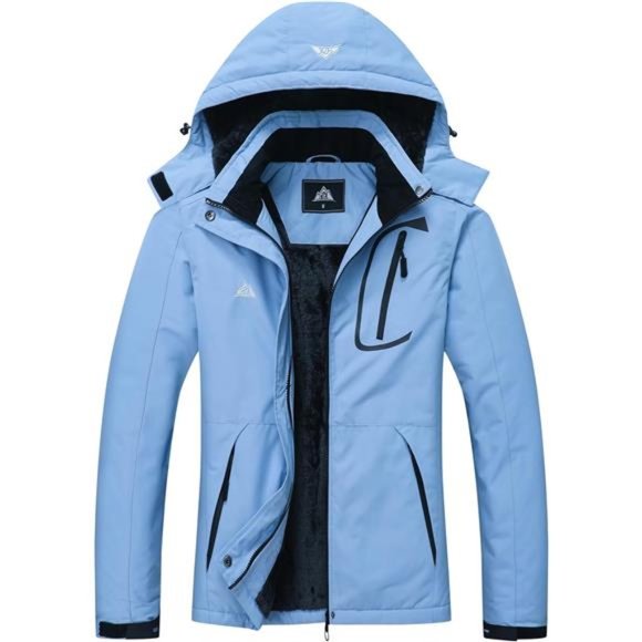 Women's Plus Size Warm Winter‎ Coat Hooded Waterproof Ski Jacket Mountain - Picture 2 of 4